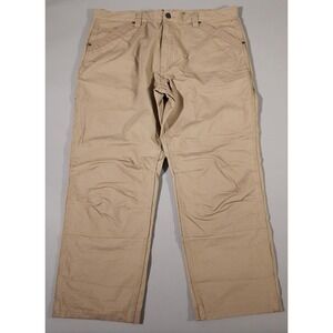 Ridgecut Work‎ Pants Mens 42x30 Khaki Ripstop Double Knee Utility Trousers